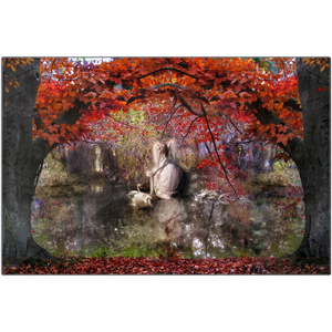 "The Dream - Woodlawn Cemetery Detroit" Metal Print