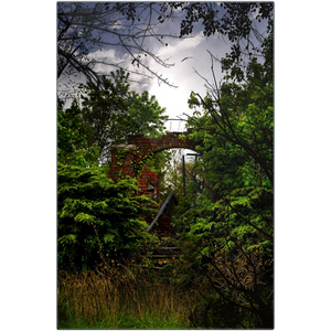 "Abandoned Abode 9" Metal Print