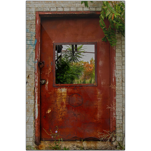 "Rusted D" Metal Print