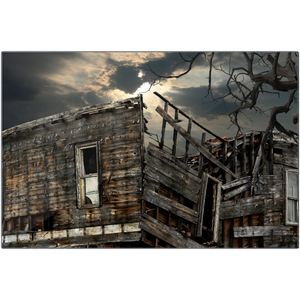 "Abandoned Abode 6" Metal Print