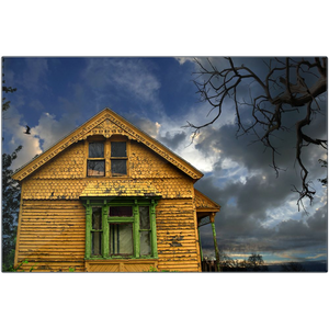 "Abandoned Abode 4" Metal Print