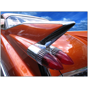 "Orange Motown Finish" Metal Print