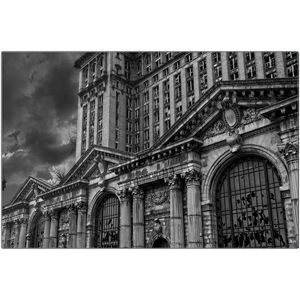 "Ominous Façade" Metal Print